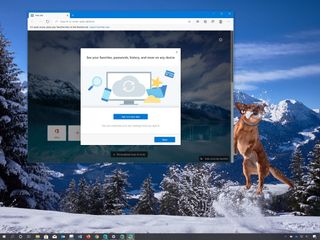 Windows 10 with Chromium Edge working without problems