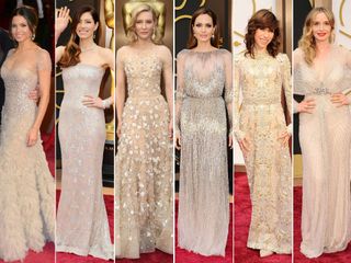 Oscars trend sparkly nude dresses
