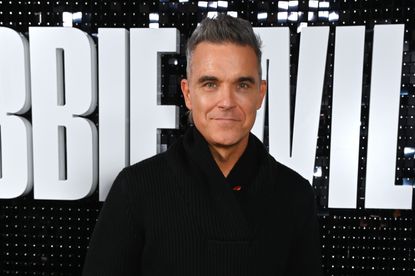 Robbie Williams attends the pop-up launch of new Netflix Documentary Series "Robbie Williams" at the London Film Museum