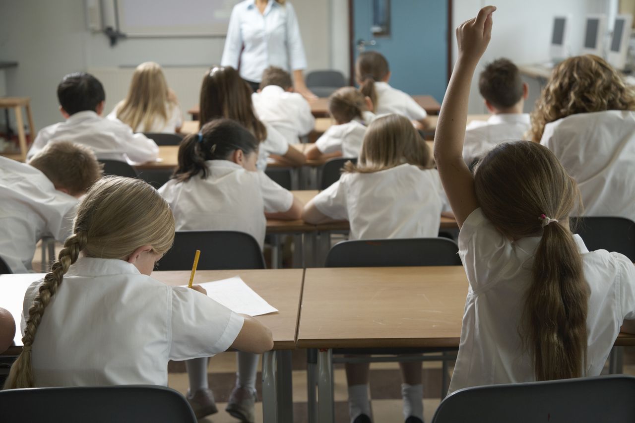 Children in classroom