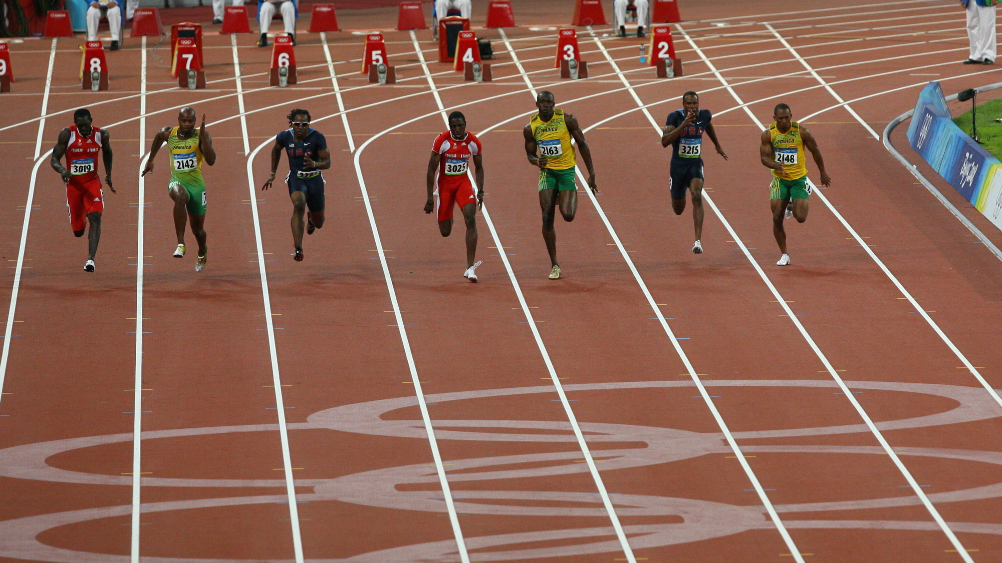 100 metres sprint at Olympics