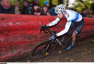 Mathieu van der Poel (Beobank-Correndon) racing the Superprestige Gavere