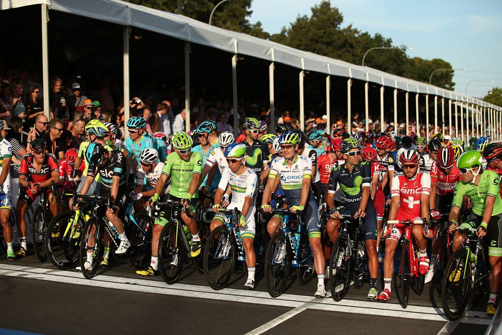On the startline at the Down Under Classic