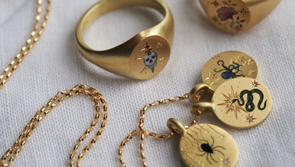 Cece Jewellery gold tattoo inspired jewellery 