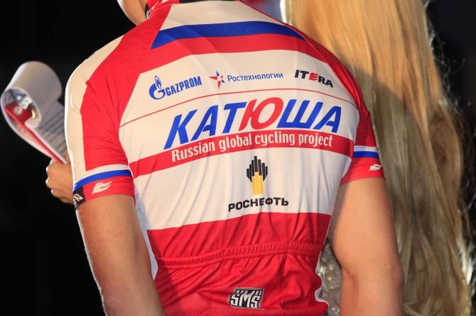 Katusha has altered its kit for 2013.