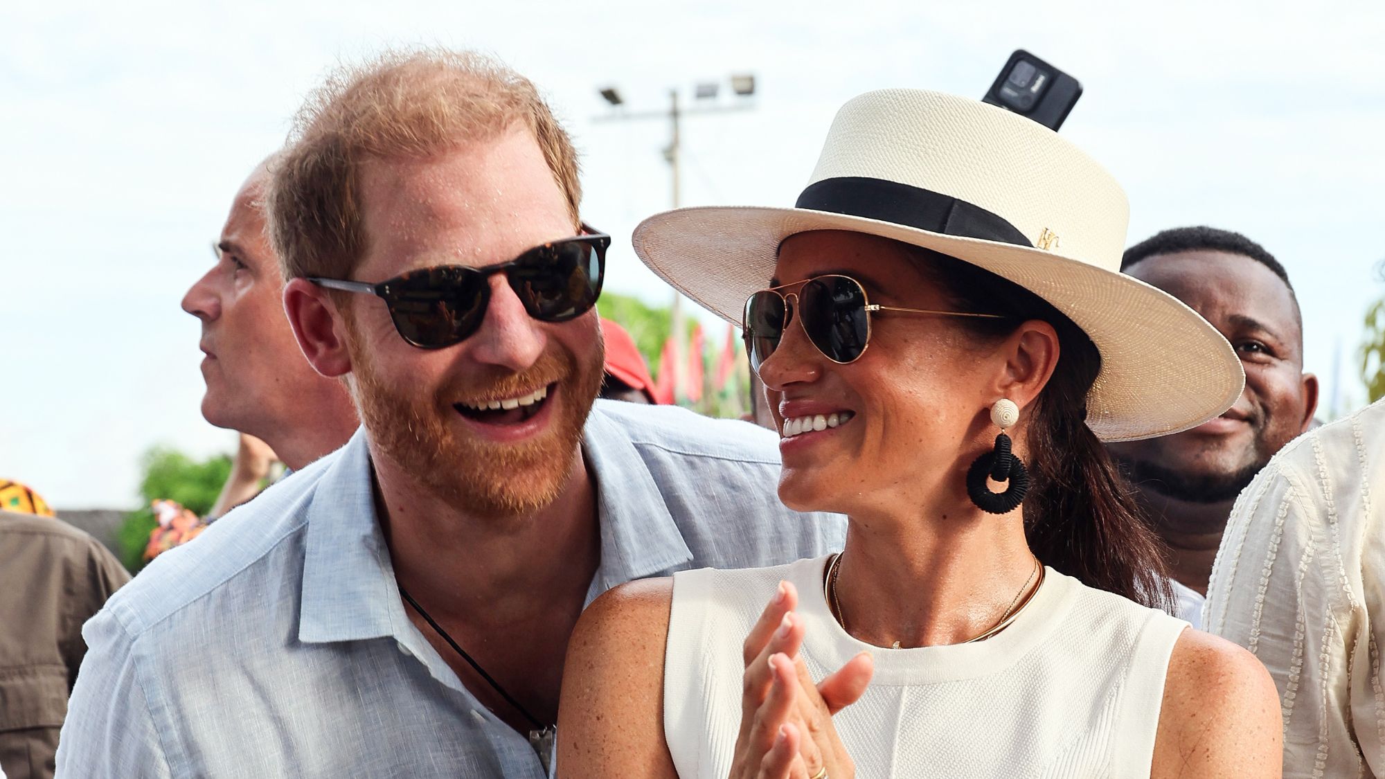 The Duke and Duchess of Sussex on tour in Columbia