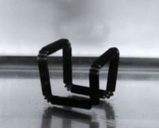 4D printing created this cube, which self-assembled once submerged in water.