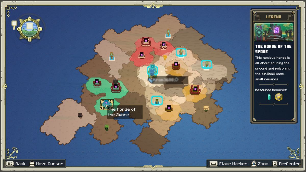 Minecraft Legends gold - piglin outpost map