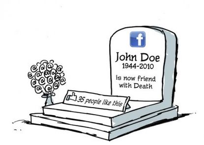 Taking social media to the grave