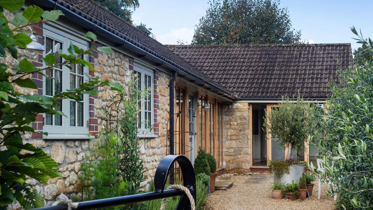 Exterior of Devon country barn