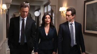 Baxter, Maroun, and Price talking in Law & Order Season 24