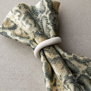 Ceramic napkin rings