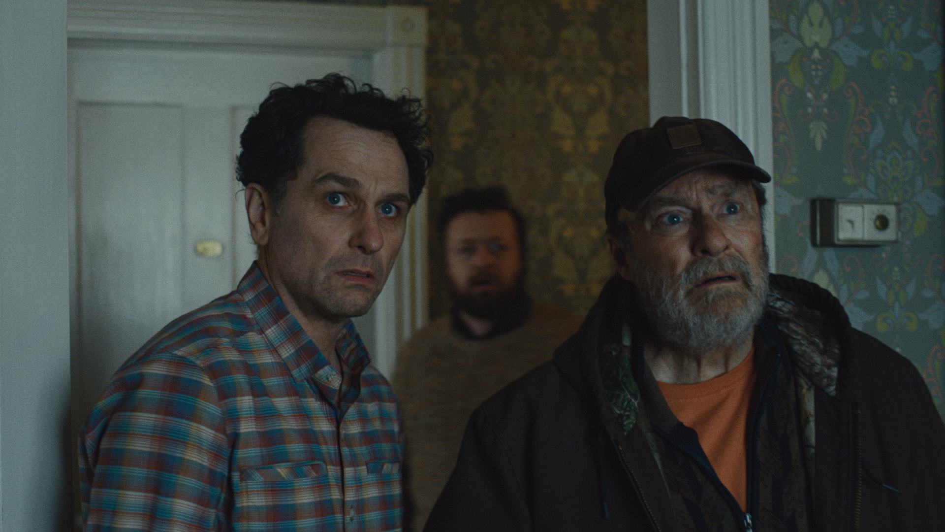 Matthew Rhys and Stephen Root in Widow&rsquo;s Bay