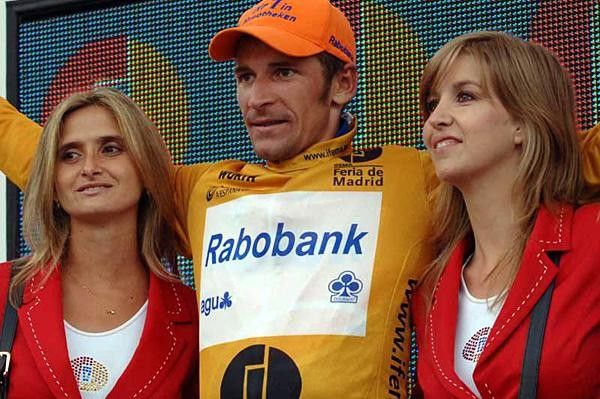 Denis Menchov (Rabobank) still in gold, and feeling more confident