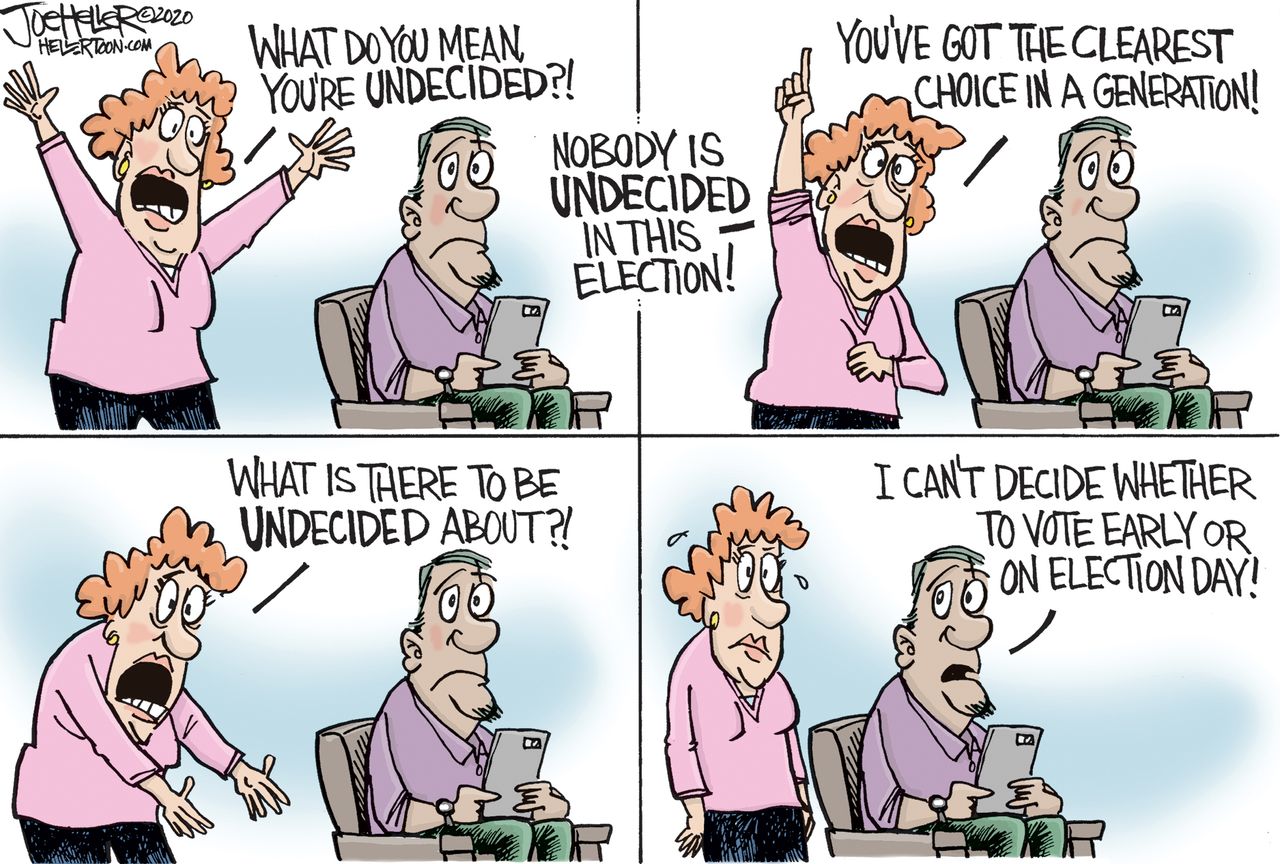 Editorial Cartoon U.S. early voting&amp;amp;nbsp;