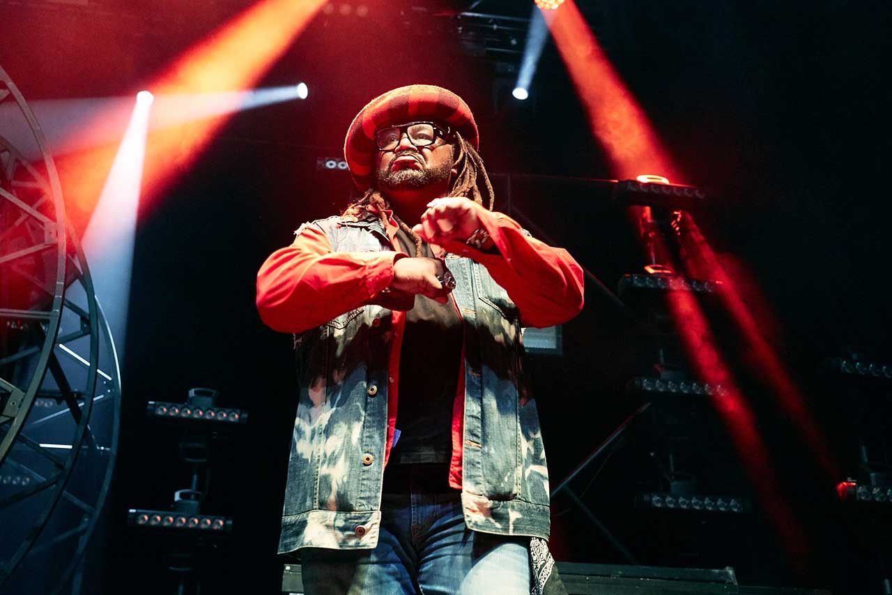 Benji Webbe at the Golden Gods