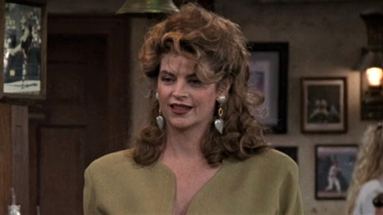 Kirstie Alley on Cheers.