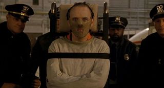 A still from the movie The Silence of the Lambs
