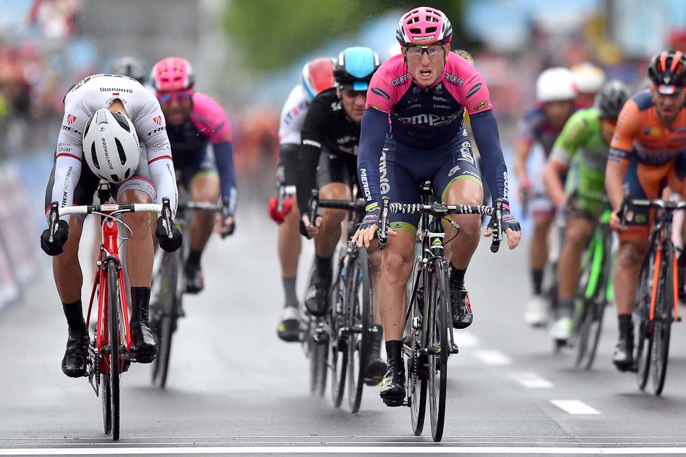 Sacha Modolo wins stage 13 of the Giro d'Italia