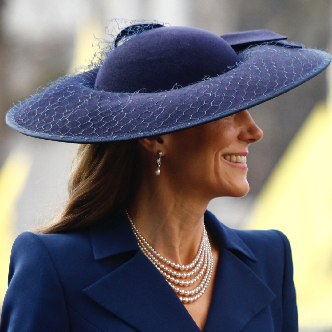 Princess Kate wears shoulder pads