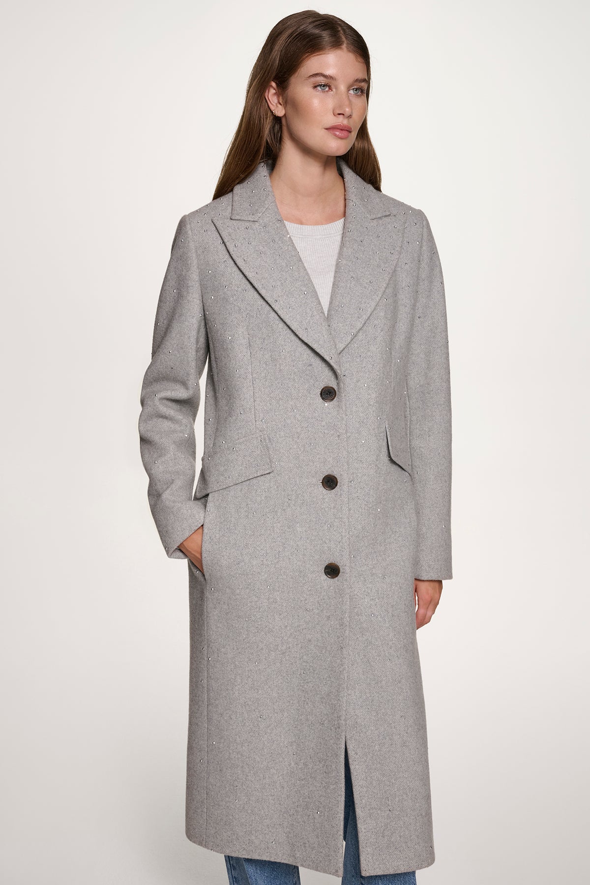 Single Breasted Wool Coat