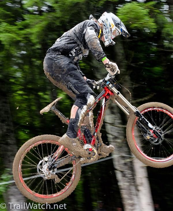 A rider catching some big air.