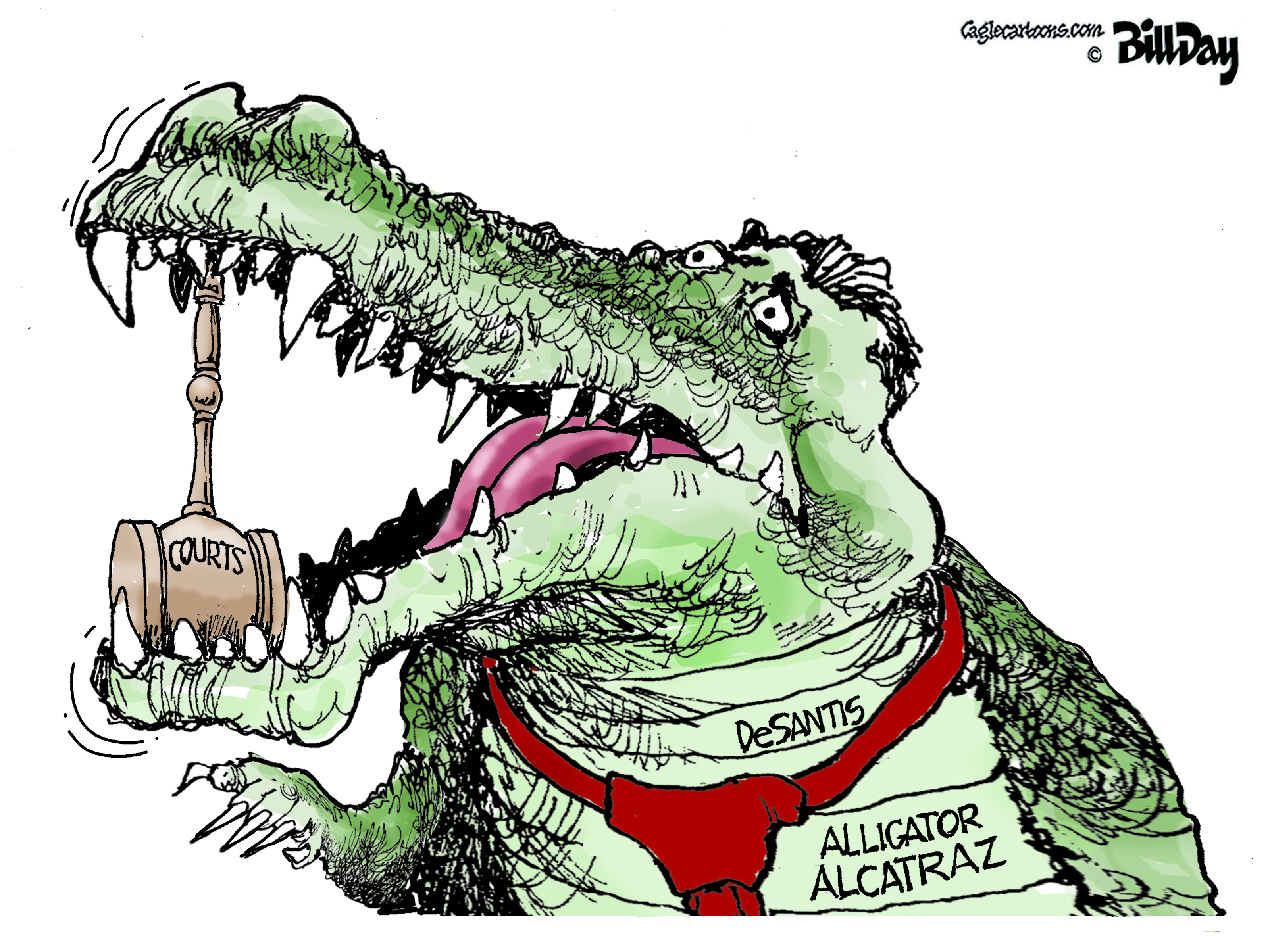 Political cartoon