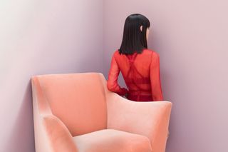 Dior dress and The Conran Shop armchair