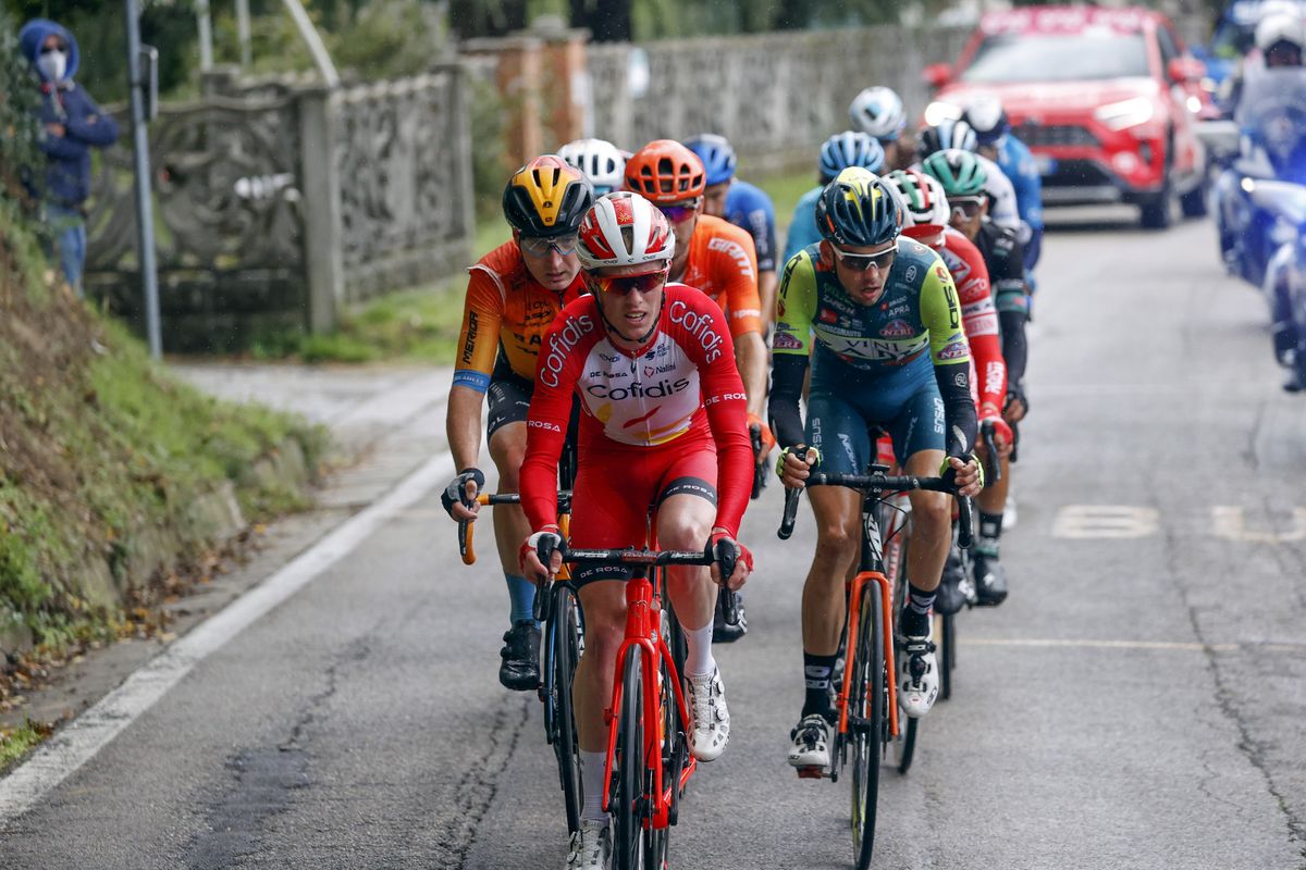 The breakaway during stage 12 at the Giro d'Italia