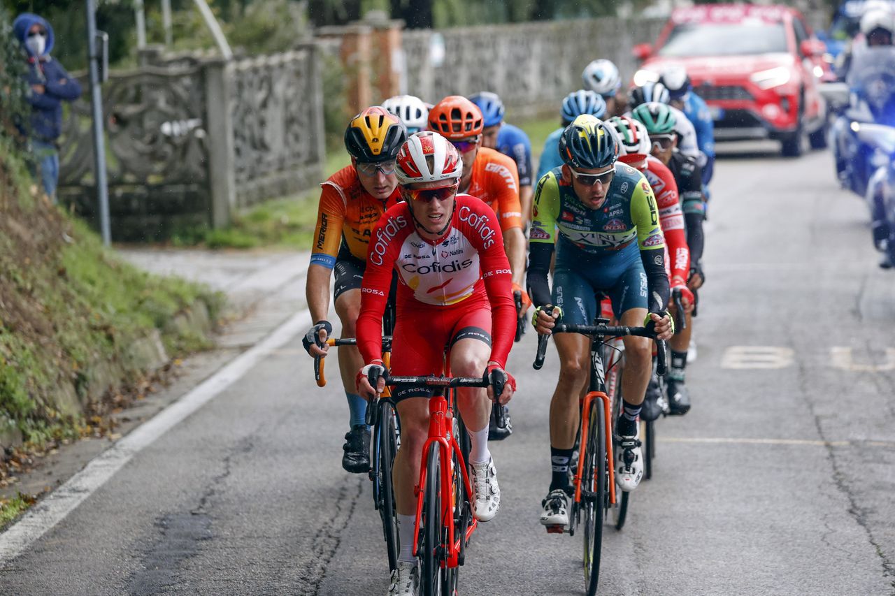 The breakaway during stage 12 at the Giro d'Italia