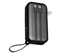 Limitless 10,000mAh Power Bank with AC Plug & Type-C Cable