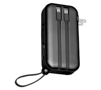 Limitless 10,000mAh Power Bank with AC Plug & Type-C Cable