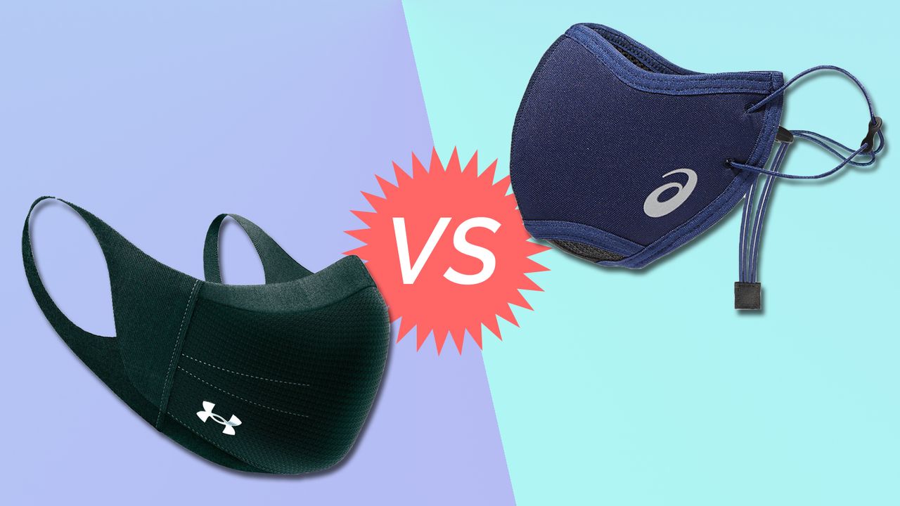 ASICS Runners Face Cover vs Under Armour UA SPORTSMASK