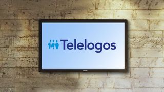 A digital display with the Telelogos logo.
