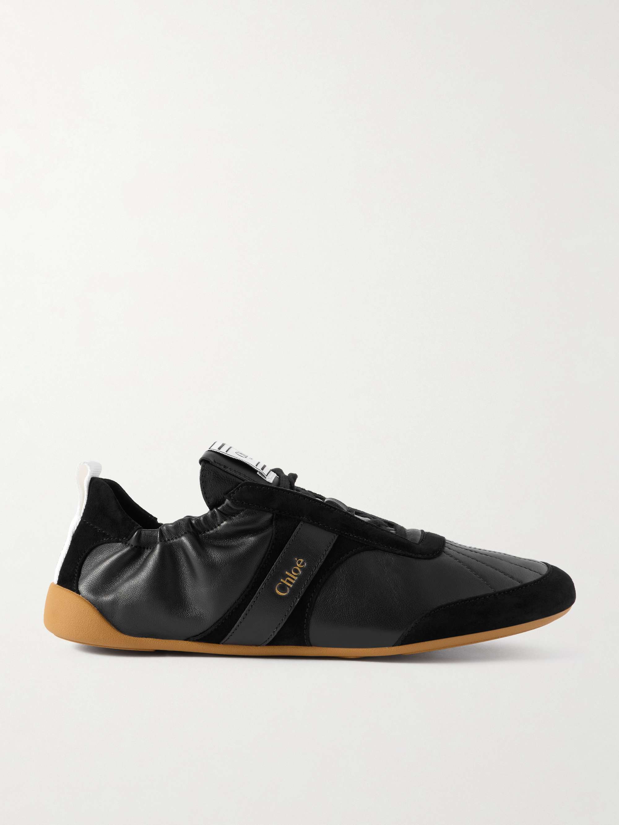Kick Suede and Leather Sneakers