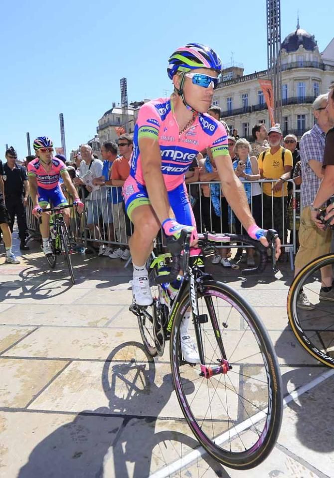 Damiano Cunego (Lampre-Merida) hsa kept a low profile at the Tour de France.