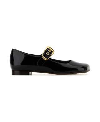 Best Price on the Market at Italist | Chloé Black Leather Ballerinas