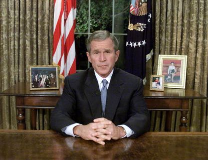George W. Bush addresses the nation on 9/11