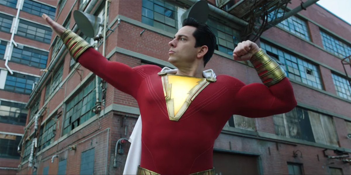 Zachary Levi Now Admits His Shazam Suit Was 'A Liiiiiittle Padded |  Cinemablend