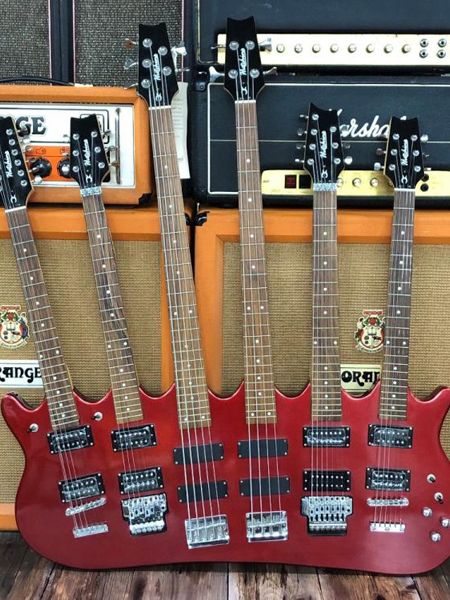 The Beast six-neck guitar