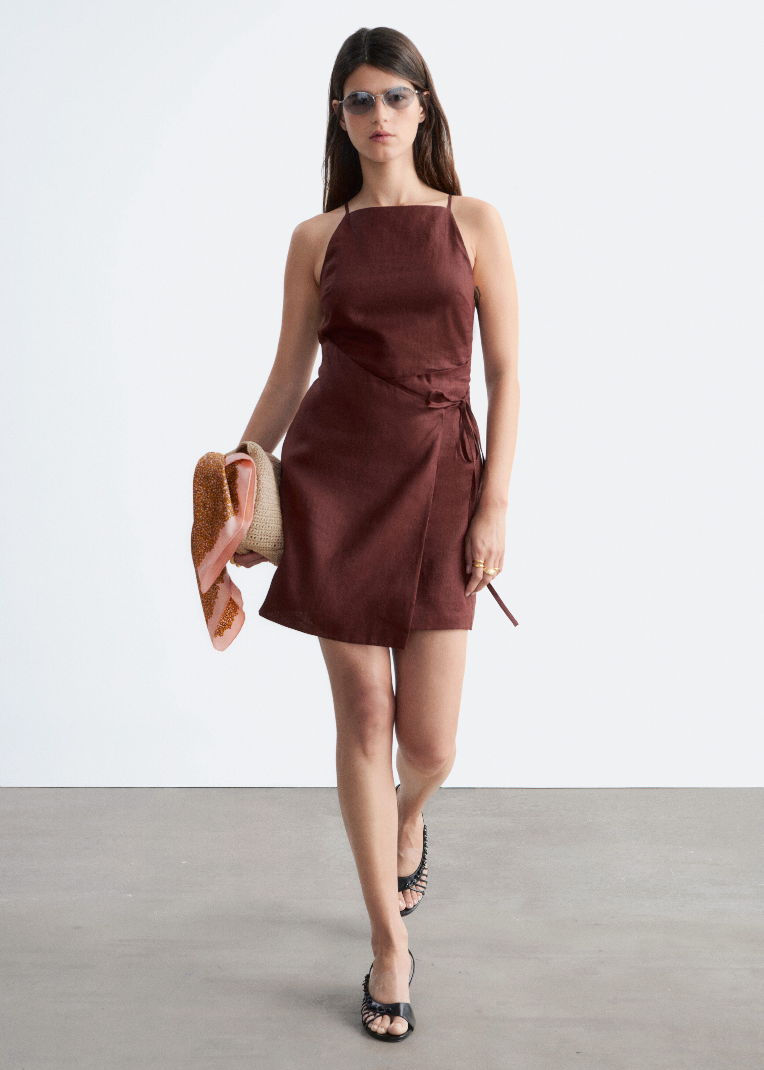 Linen Mini Dress