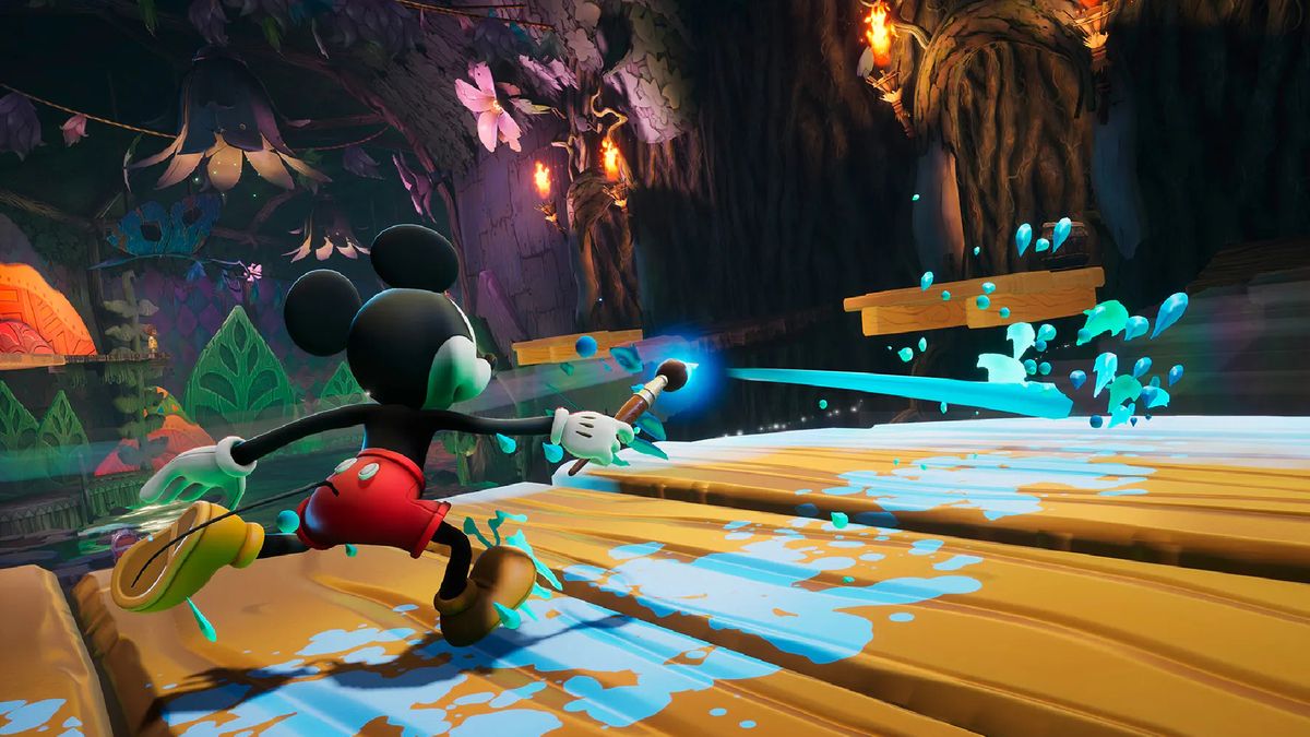 Screenshot of Disney&#039;s Epic Mickey: Rebrushed game on PC