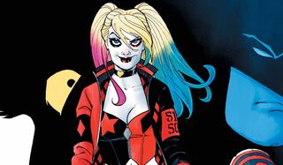 Harley Quinn with Batman in the comics