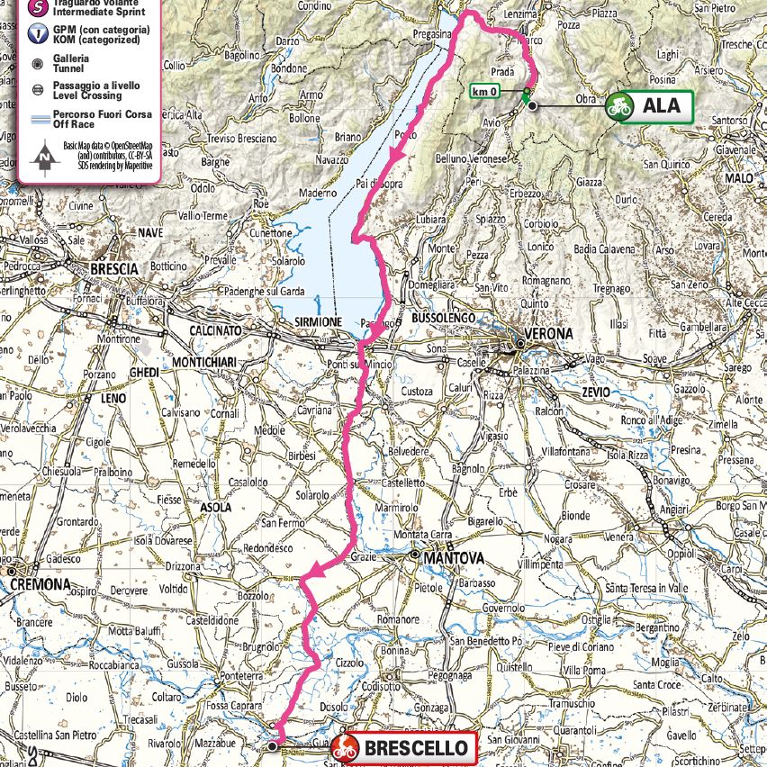 2026 Giro d'Italia Women route information