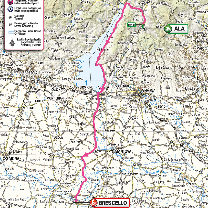 2026 Giro d'Italia Women route information