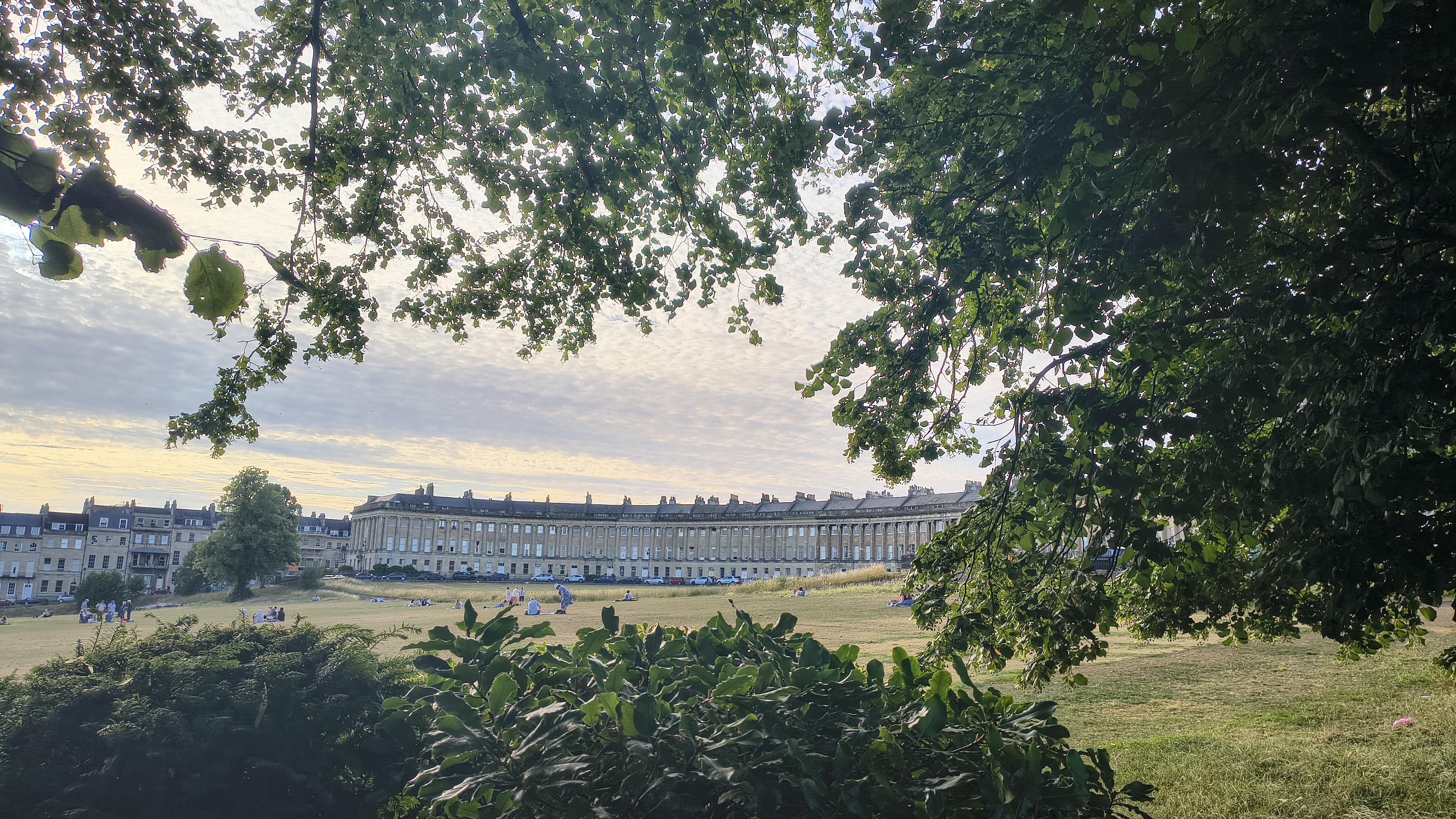 Photo of the Royal Crescent, Bath, taken on the Motorola Edge 60 Fusion