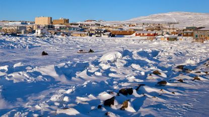 The town of Iqaluit in Nunavit, northern Canada