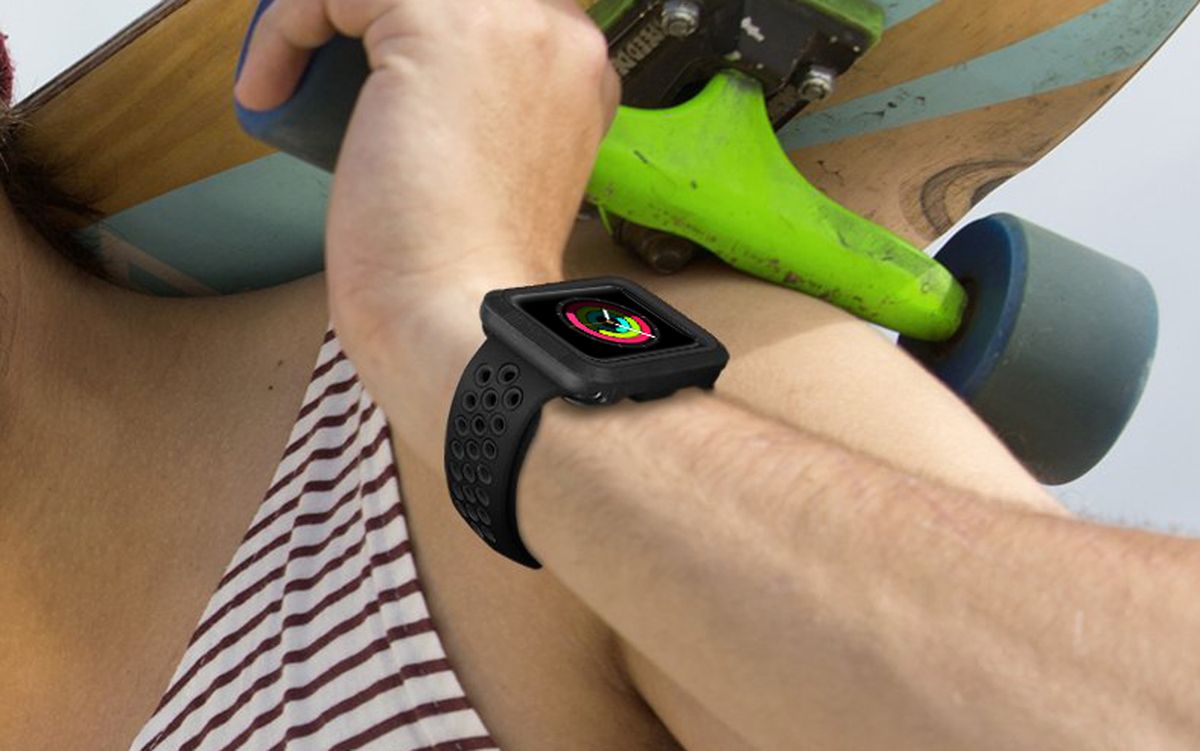 apple watch series 3 42mm case with screen protector