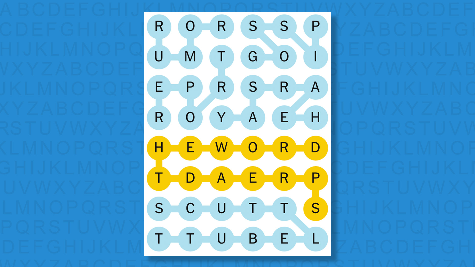 NYT Strands answers for game 627 on a blue background