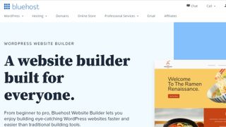 Bluehost now offers website building capabilities